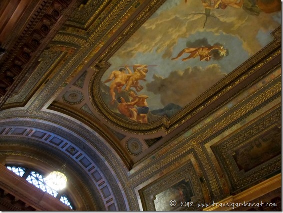 McGraw Rotunda ceiling mural depicting the Greek myth of Prometheus