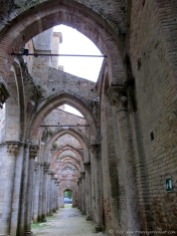 San Galgano's Romanesque arches