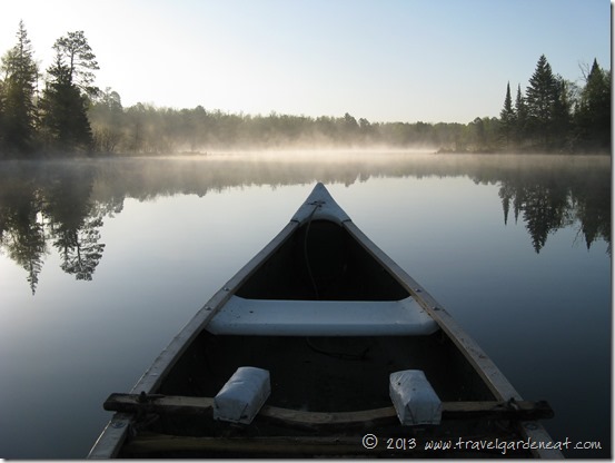 Peaceful paddle at sunrise